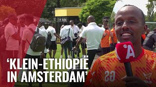 Duizenden Ethiopiërs komen bij elkaar op Sportpark Drieburg [upl. by Nellac]