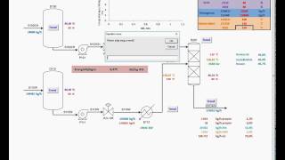 OTS for IPA producing plant in UniSim Design connected with MS Excel Version [upl. by Abbottson]