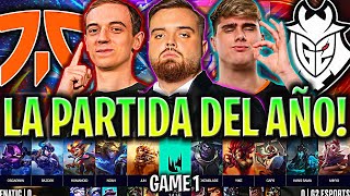 IBAI CASTEA LA MEJOR PARTIDA DE LA HISTORIA😱  FNC vs G2 Game 1 FINAL LEC GRAND FINALS 2024 ESPAÑOL [upl. by Adnilrev]