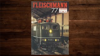 Fleischmann Katalog 1977 – Modellbahn Modelleisenbahn H0 [upl. by Buttaro]