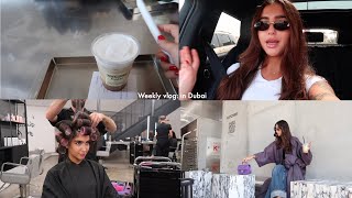 weekly vlog in Stockholm amp Dubai ♡ getting my hair done yoga at burj al arab amp miu miu iftar [upl. by Atiluj]