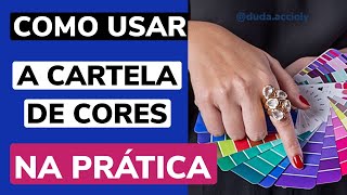 Como usar a cartela de cores na coloração pessoal [upl. by Austin]