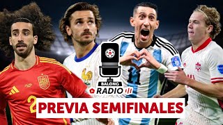 Previa semifinales Argentina  Canadá  España  Francia  ep333 balongradio [upl. by Lisan]