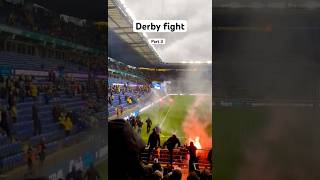 Brøndby IF vs FC København derby violence pyro Copenhagen police ultras [upl. by Januarius]