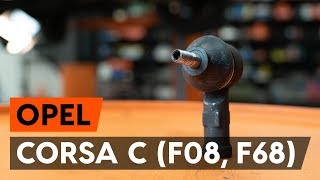 Hoe een stuurkogel vervangen op een OPEL CORSA C F08 F68 AUTODOCTUTORIAL [upl. by Powers]