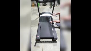 How to apply treadmill belt lube [upl. by Elbon]