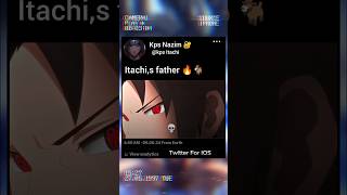 Itachi s father 🔥🐐 anime naruto shorts viralshortshortsfeed youtubeshorts [upl. by Areem]