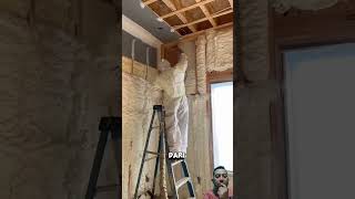 Spray foam construction futuristik teknologi interiordesign diy design renovation home [upl. by Buddie]