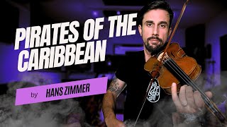 Pirates Of The Caribbean  Hans Zimmer  Violin Tutorial [upl. by Myers]