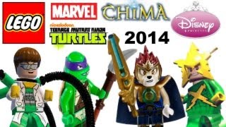 LEGO 2014 rumors 2014 LEGO SpiderMan Princess and Chima set descriptions TMNT list and more [upl. by Ecal]