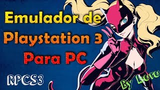 👾 Emulador de PS3 para PC  Persona 5  En Español [upl. by Ogaitnas]