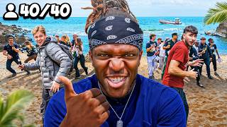 SIDEMEN ULTIMATE HIDE amp SEEK ON AN ISLAND vs 40 YOUTUBERS [upl. by Sivolc367]