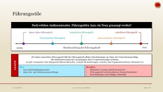 Führungsstile  👨🏼‍🎓 EINFACH ERKLÄRT 👩🏼‍🎓 [upl. by Amehsat]