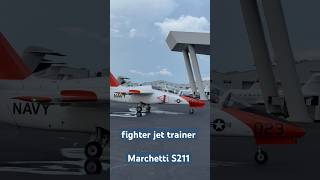 Fighter jet trainer Marchetti S211 aviation airplane ryantseko travel traveling pilot [upl. by Yeniffit]