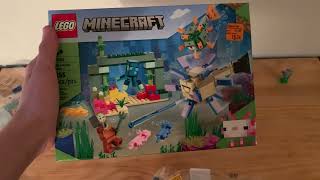 Lego Building Lego Minecraft Set 21180 [upl. by Amick868]