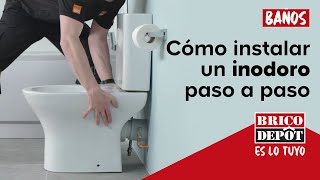 Cómo instalar un inodoro paso a paso [upl. by Eibrik]