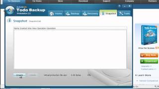 Windows system snapshot to backup amp recover system with EASEUS Todo Backup [upl. by Thaine641]