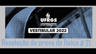 Resolução da prova de FÍSICA – UFRGS – 2022 – Questão21 [upl. by Laurel852]