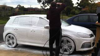 Snow Foam Lance on VW Golf R [upl. by Zaslow]