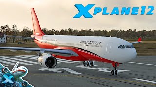 XPlane 12  JARDesign A330 Now XPlane 12 Compatible  Test Flight  Simply Connect Va  Vatsim [upl. by Birk]