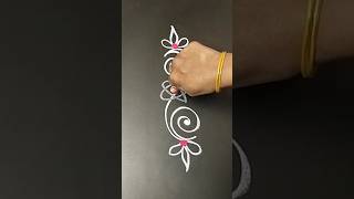 Border rangoli designs trending viralvideo [upl. by Vitoria]