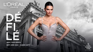 Le Défilé L’Oréal Paris 2024 Paris Fashion Week [upl. by Pickford]