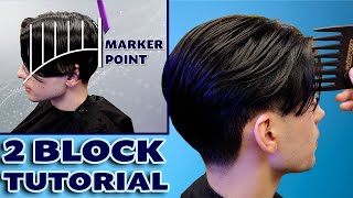 How To Cut a 2 Block Haircut  Step by Step Tutorial [upl. by Rumery]