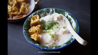 Easy and Quick Chinese Rice Congee with Leftover Cooked Rice [upl. by Lavicrep]