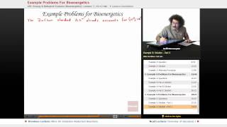 quotExample Problems for Bioenergeticsquot  Biochemistry with Educatorcom [upl. by Eniar]