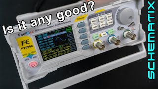 FeelTech FY6900 60MHz Arbitrary Waveform Generator ll Review [upl. by Aicemak]