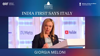 Raisina Dialogue 2023  Inauguration  Narendra Modi  Giorgia Meloni [upl. by Nitram]