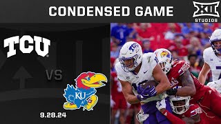 TCU vs Kansas Condensed Game  2024 Big 12 Football [upl. by Audres]