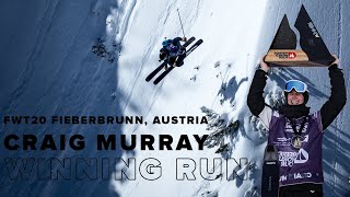 FWT20 Fieberbrunn Austria  Craig Murray Ski Men Winning Run [upl. by Esinaej336]