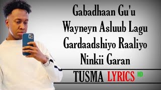 Ismail Dannan  Guur Khayr  Hees Cusub Lyrics 2020 [upl. by Starkey955]