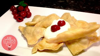 How to Make Vareniki VarenikiPierogi Recipe  Домашние вареники с вишней [upl. by Heise]