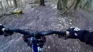 Steyning bike park  New double red into the blue line [upl. by Hillell]