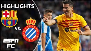 🏆 LaLiga CHAMPIONS 🏆 Espanyol vs Barcelona  LaLiga Highlights  ESPN FC [upl. by Graces155]