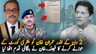 Imran Khan Write Letter against Military CustodyReport  Politics  Imran Khna Latest News [upl. by Ahsiat]