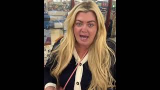 Gemma Collins donating to 3Food4U [upl. by Ahsia254]