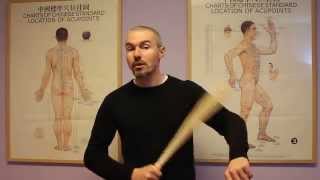 Bamboo Massage Brush  How To Do An Energy Brush Self Massage [upl. by Ahsiea]