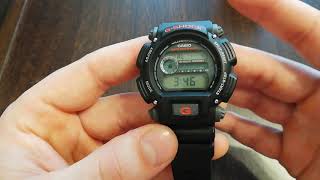 Casio GSHOCK DW9052 instrukcja obsługi PL [upl. by Nageek]