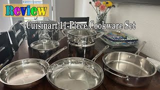 Cuisinart 11Piece Cookware Set Review  Is It Worth It [upl. by Kresic612]