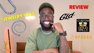 Jewelry Haul GLD Aporro Custom Gold Grillz amp Hip Hop Bling  How To Style Men’s Jewelry 2024 [upl. by Goer]