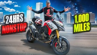 RIDING 24 HOURS NONSTOP ON MY DUCATI MULTISTRADA V4 RS [upl. by Minoru531]