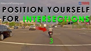 TEAM Arizona Motorcycle Riding Tip How To Manage Intersections P3 Positioning Yourself [upl. by Yetac]