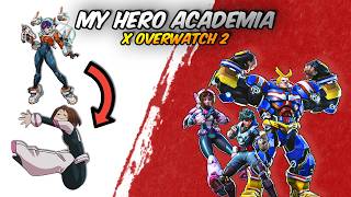 Overwatch 2 x My Hero Academia  Anime Side by Side Comparison [upl. by Eiger855]