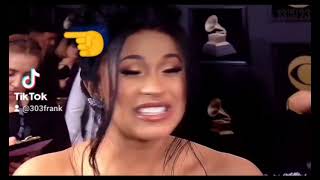 SHOCKING 🤯 WATCH CARDI B 2018 RED CARPET INTERVIEW GRAMMYS [upl. by Nastassia]