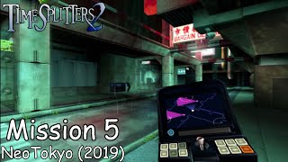 Timesplitters 2  Hard  Mission 5  NeoTokyo 2019 [upl. by Watanabe]