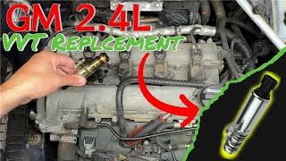 GM 24 VVT Solenoid Replacement [upl. by Aihpled730]