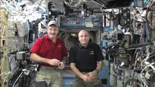 Space Station Crew Discusses Life in Space with CBS Radio [upl. by Bruyn134]